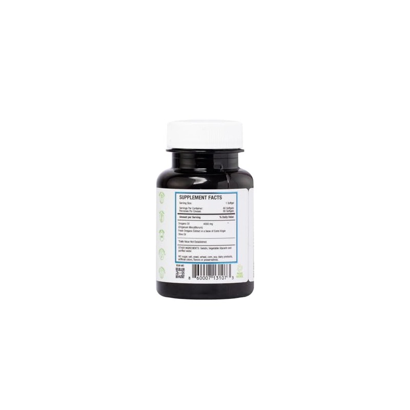 Adaptoheal Aceite de Or?gano, 60 C?psulas Blandas: Suplemento de Apoyo