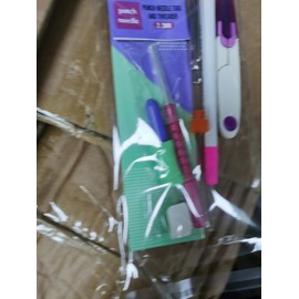 Cheloment 2.2mm Adjustable Punch NeedleTool with Threader,Lightweight Punch Needle with 5 Needle Lengths, Unbreakable Punch Needle Pen,Embroidery Punch Needle,Beginner Punch Needle Kit,Easy to Use