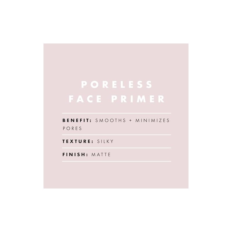 e.l.f. Cosmetics Poreless Face Primer Prebase Facial Transparente 30 ml