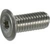 Trusco B183-0206 Hex Lobe Ultra Low Head Screws, Stainless Steel,