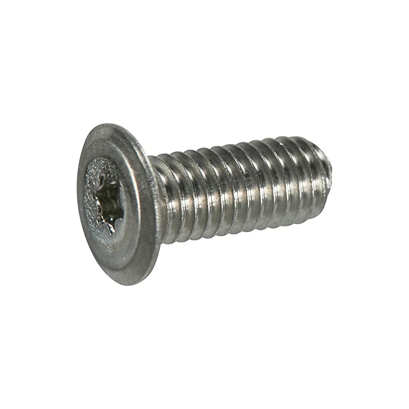 Trusco B183-0206 Hex Lobe Ultra Low Head Screws, Stainless Steel,