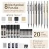 Nicpro 37PCS Metal Mechanical Pencil Set, 8PCS Lead Drafting Pencil