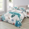 Bedbay Coastal Bedding Set Queen Size for Girls Boys -