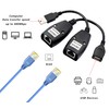 GELRHONR 2Pack USB 2.0 to RJ45 Ethernet Extender Adapter Cable,Over