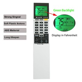 Replacemet Electric SG15H (E22T43426) HVAC Remote Control Compatible for Mitsubishi MSZ-FH Series Air Conditioner