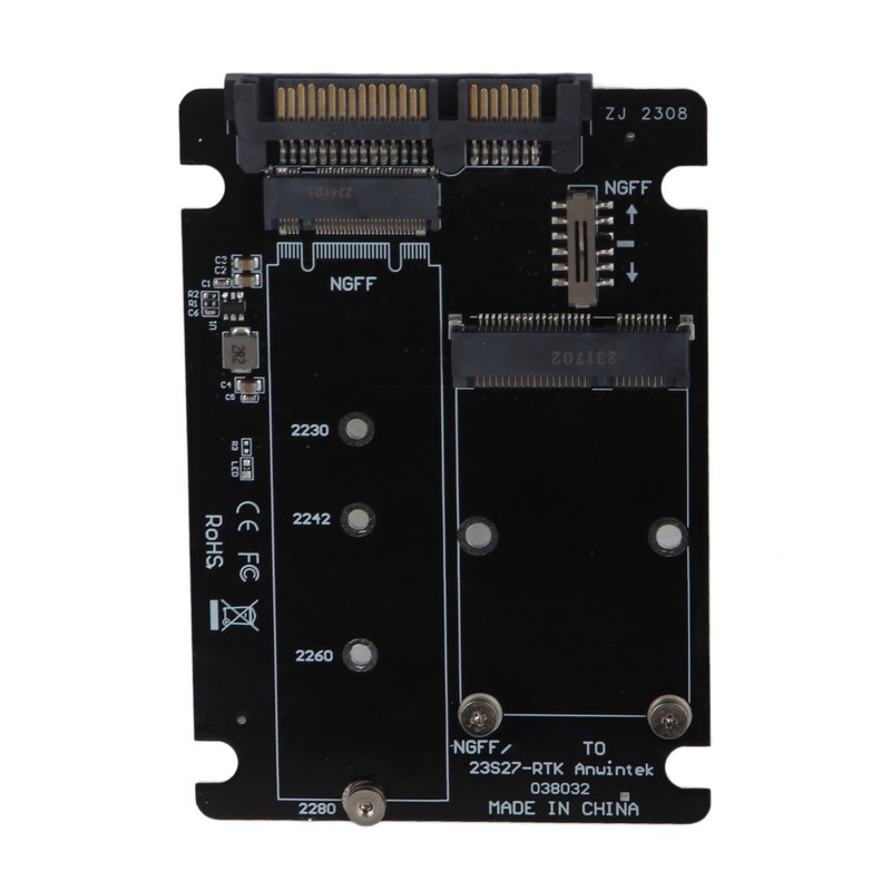 SSD Adapter Card High Speed 6Gbps MSATA M.2 NGFF to
