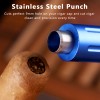 Luxury Manual Cigar Punch Cutter Key Chain Stainless Steel Blade