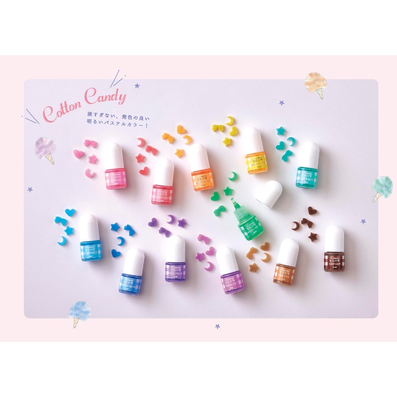 パジコ レジン用着色剤 宝石の雫 Cotton Candy パステルカラーセット12色セット PDC403402