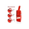 Vegetable Slicer Red TNS 3000 Multi Grater, Cucumber Slicer, Julienne