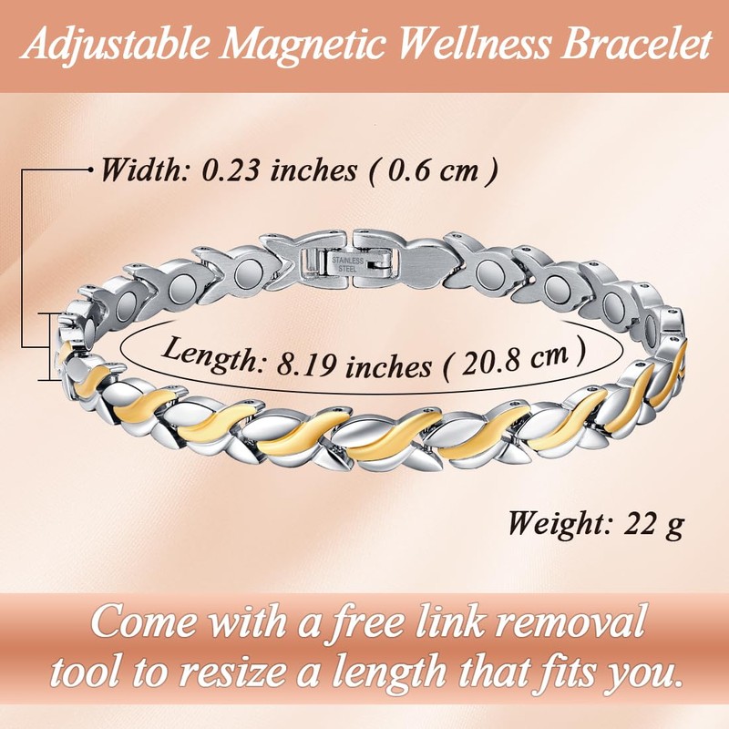 Cigmag Cigmag Magnetic Bracelets for Women, Titanium Steel Premium Ultra
