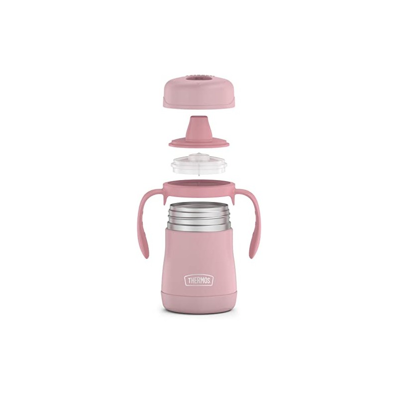 Thermos Kids 7oz/210ml Stainless Steel Sippy Cup with Handles (Pastel