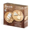 JOCCA - Käsebrett mit Käsemesser Set | Rund Servierplatte aus