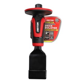 Dekton 2-Inch Bolster Pro-Heavy-Duty Chisel for Demolition and Masonry Work| High-Carbon Steel Blade| Precision Ground Edge for Effective Cutting and Chopping| Ergonomic Handle| Ideal for Construction