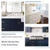 homdiy (6 Pack) Gold Drawer Pulls Kitchen Cupboards Handles 7-1/2