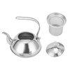 Stainless Steel Teapot with Tea Infuser Thickened NonMagnetic Kettle for