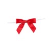 Reliant Ribbon 5171-06503-2X1 Satin Twist Tie Bows - Small Bows,