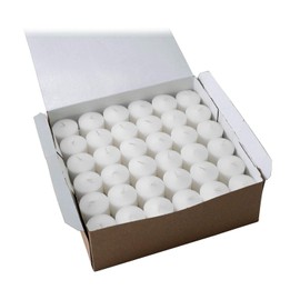 D'light Online Unscented Votive Candles - for Birthdays, Baby Shower, Home Decoration and Weddings (White, 8 Hour - Set of 288)