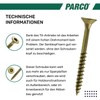 Parco Chipboard Screws with Countersunk Head, 10945x60