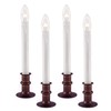 612 Vermont Ultra-Bright LED Window Candles with Timer, Battery Operated,