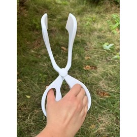Qufoidium Pet Poop Pick - Up Tool, 3D - Printed Dog Waste Scooper, White Hands - Free Waste Collector, One - Click Pickup, Lightweight, Must - Have for Dog Walkers