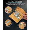 Kawaoto Men's Key Case, 4 Hooks, Pueblo Leather, Made in