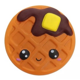Muna Kit 3 Squishy Kawaii Olor Antiestrés Waffle Galleta Mordisco