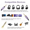 Puiixur Replacement ATH-M50xBT Audio Cable Compatible with Audio Technica ATH-M50xBT2,