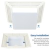 CALPALMY Exact Replacement Bathroom Vent Fan Light Lens Cover, Compatible