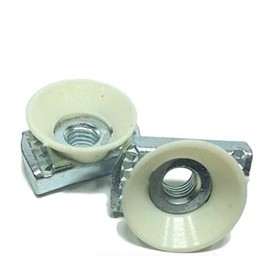 (Choose the quantity) 3/8"-16 Cone / Twirl Nuts for Unistrut Channel Standard Channel Zinc Plated