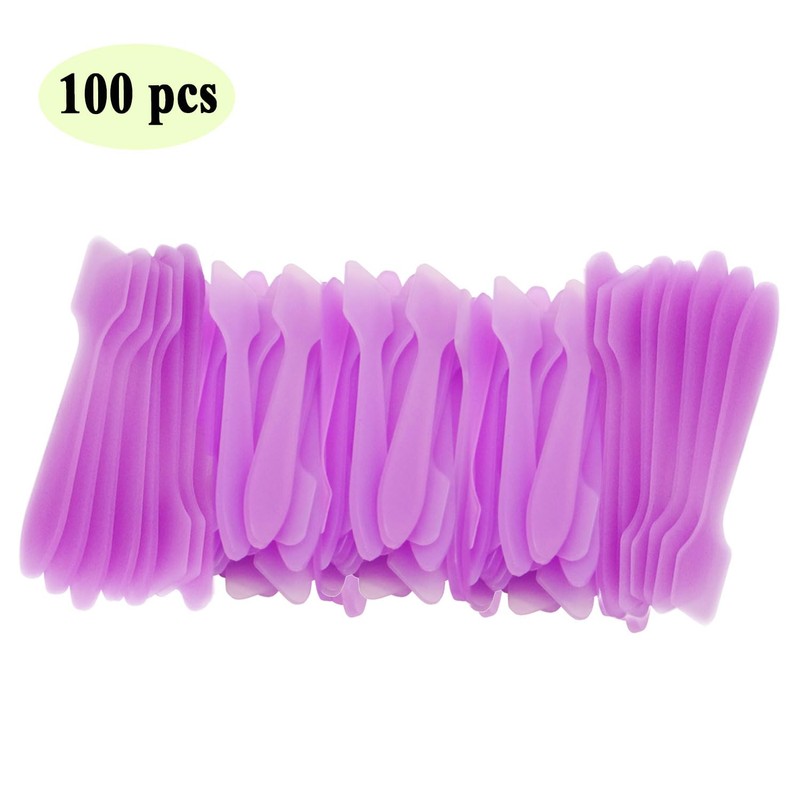 Wopanxye 100pcs Cosmetic Spatula for Face Mask Cream Lotion, Bulk