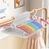 CTIME 28 Pack Mini Colorful Baby Closet Hangers for Skirts,
