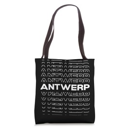 Minimalist City - Belgium Modern Antwerp Tote Bag