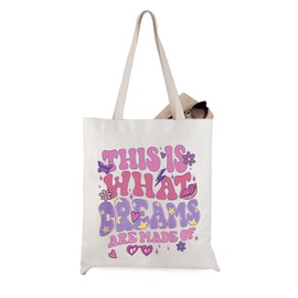 Lizzie Mcguire This Is What Dreams Are Made Of Canvas Tote Bag for Girls (Dreams Made CA)