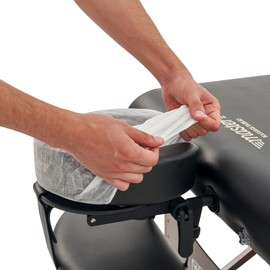 Master Massage Disposable Fitted Soft Headrest Cover for Massage Table Face Pillow Cushion 50 Pcs