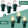 Honoson LED 5 mm Christmas String Lights Replacement Bulbs LED