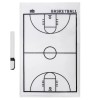Crown Sporting Goods Basketball White Dry-Erase Roll-up Strategy Clipboard Sheet