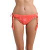La Blanca - Parte Inferior de Bikini Hipster con Lazo