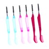 Baluue 12 Pcs Collapsible Eyelash Comb Fold Brow Spoolie Lash