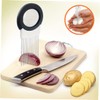 Alipis Onion Holder Holder for Slicing Chopper Stainless Steel Fork