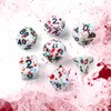 QUTHZZHY Polyhedral Dice Set, Colourful Dot Dice Polyhedral, DND Dice