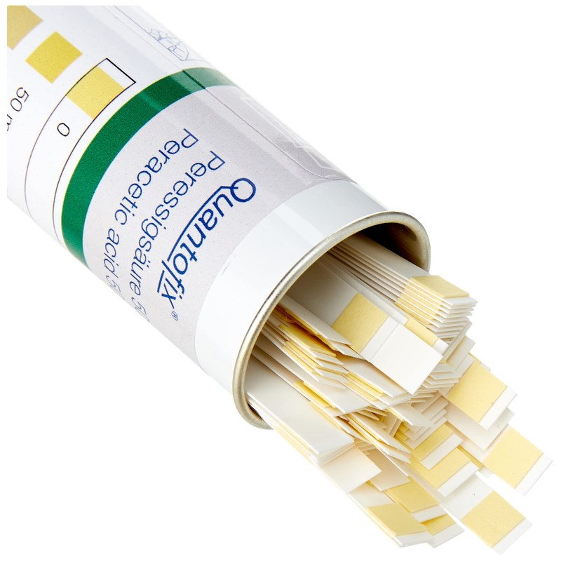 Quantofix 1171643 Peracetic Acid 500 Reagent Test Strips for testing