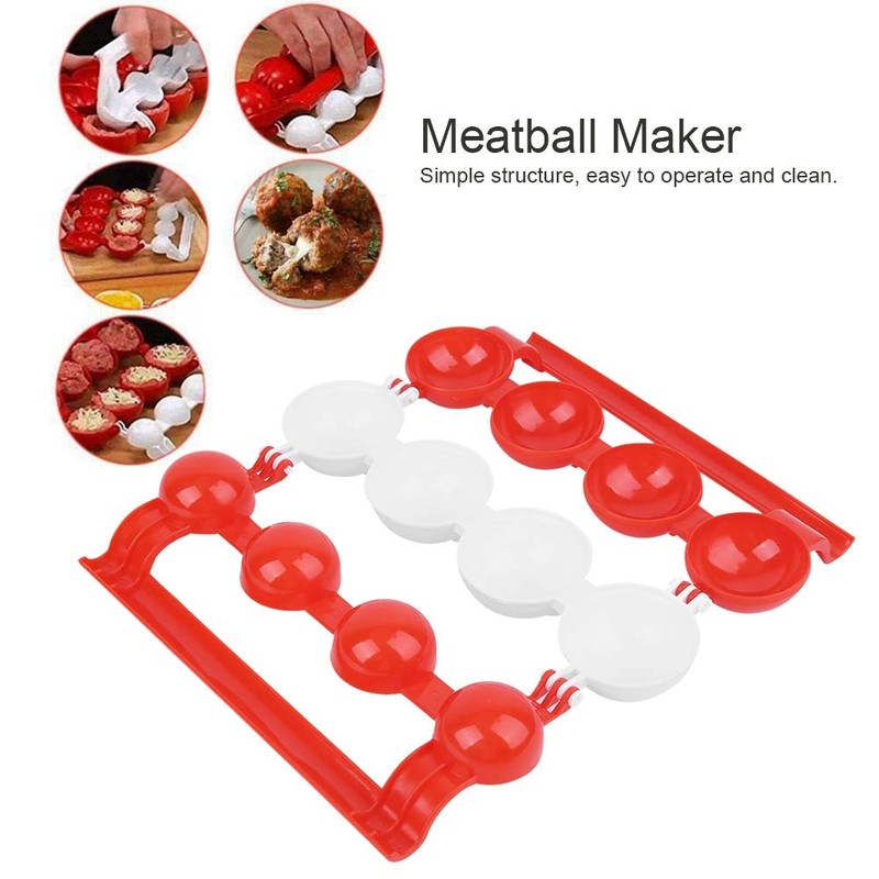 2 uds fabricante de albóndigas, bolas de carne rellenas bolas