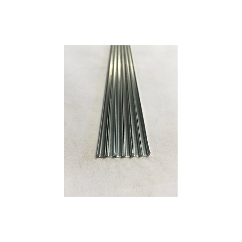 1/8" U Zinc Came / 12feet (2ft X 6 Pieces)