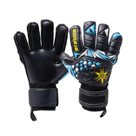 erebos 1000154 Darkness Flat PK Grip Goalie Gloves Black Blue 6