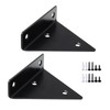 Pack of 2 Floating Shelf Brackets, Shelf Brackets, Triangle Shape,