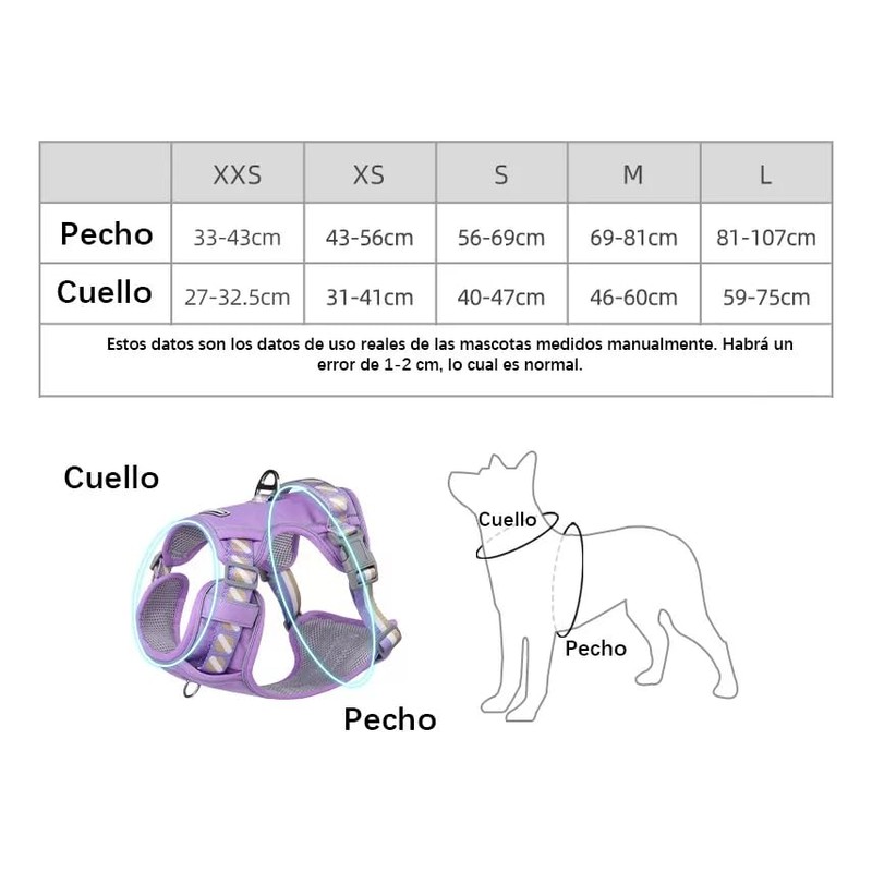 UNA MASCOTA Arnés para Perro - Arnés Pechera para Perros,
