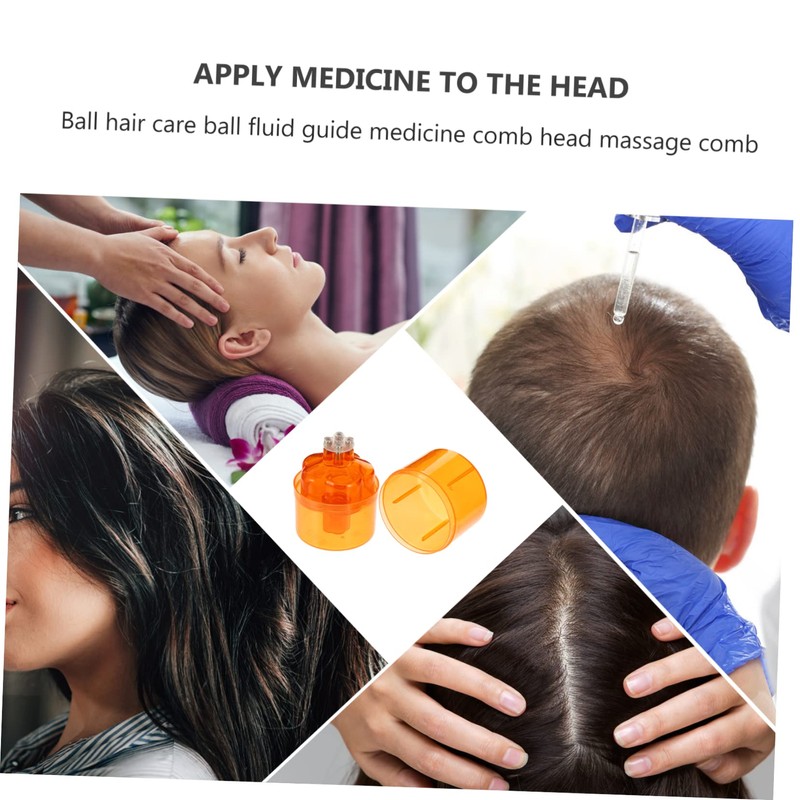Baluue Scalp Serum Roller Applicator Bottle Hair Root Treatment Comb