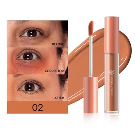 MIRUOKOU [2025 Limited] 6 Colors Concealer, Popular, Concealer, Pencil, Facial Correction, Covers Bears, Acne Marks, and Spots (02# Orange)
