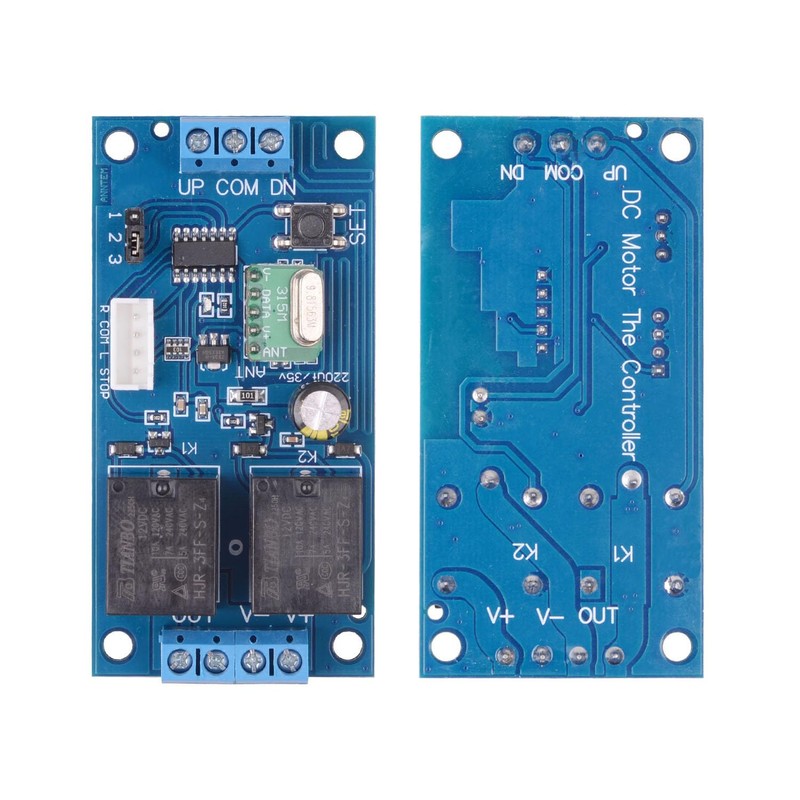 DC12V Motor Wireless Remote Control Switch Universal 2CH RF Relay