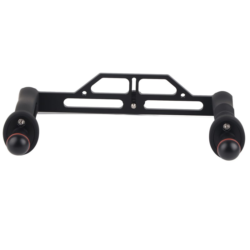 Dual Handle Aluminium Tray Stabilizer Rig Diving Underwater Camera Housings